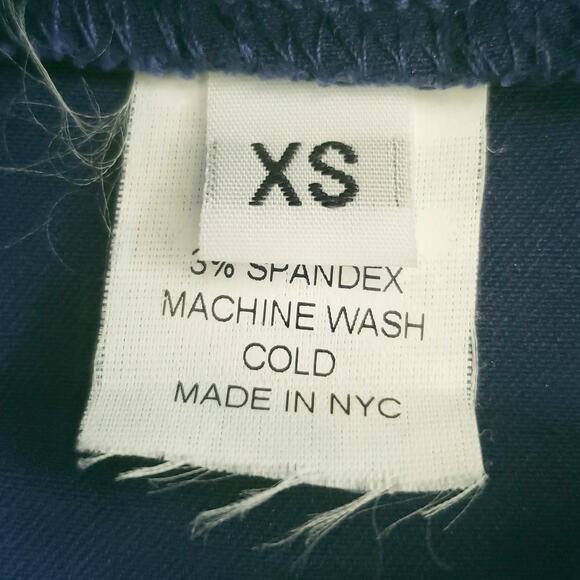 BAW Shop active uniform slim tapered leg stretch pants in royal blue Size XS - Picture 5 of 8